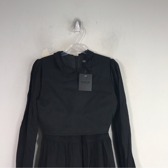 Juvenile Planet Space Grey Long Sleeve Dress, Girl's Youth Size 12 - Black - Picture 5 of 9